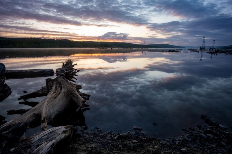 рассвет, залив, усть-илимск, братск Рассветphoto preview