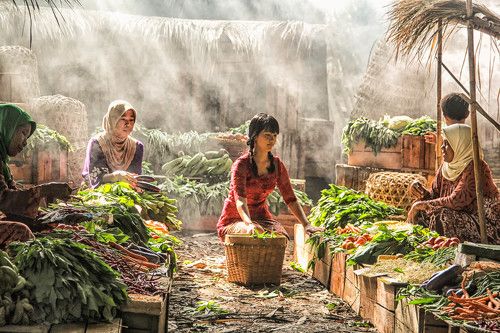 Girl at the market