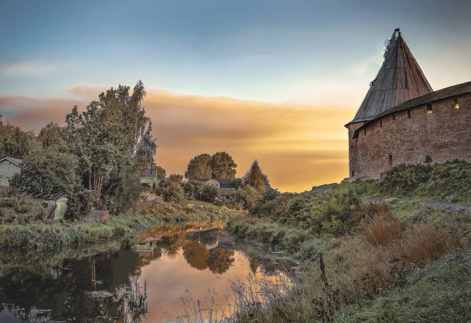 Утром на Старой Ладоге.... Автор: Бирюков Вячеслав старая ладога . сентябрь.., Бирюков Вячеслав