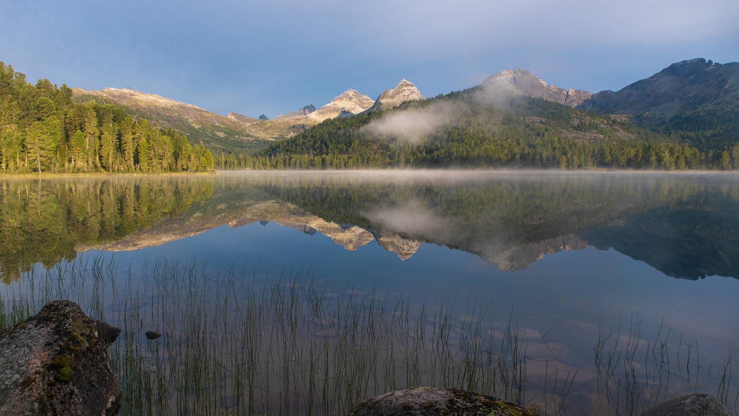 Чистота. Автор: Юрий Мальцев ергаки, озеро, август, безрыбное, утро, Юрий Мальцев