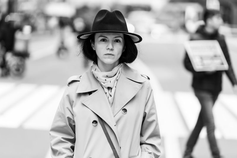 женский портрет, уличный портет, черно-белая фотография, шляпа, улица, город, bw, bnw, black and white, monochrome, people, hat, portrait, bnw portrait, bw portrait, street portrait, hat, woman, portrait, Женский портретphoto preview