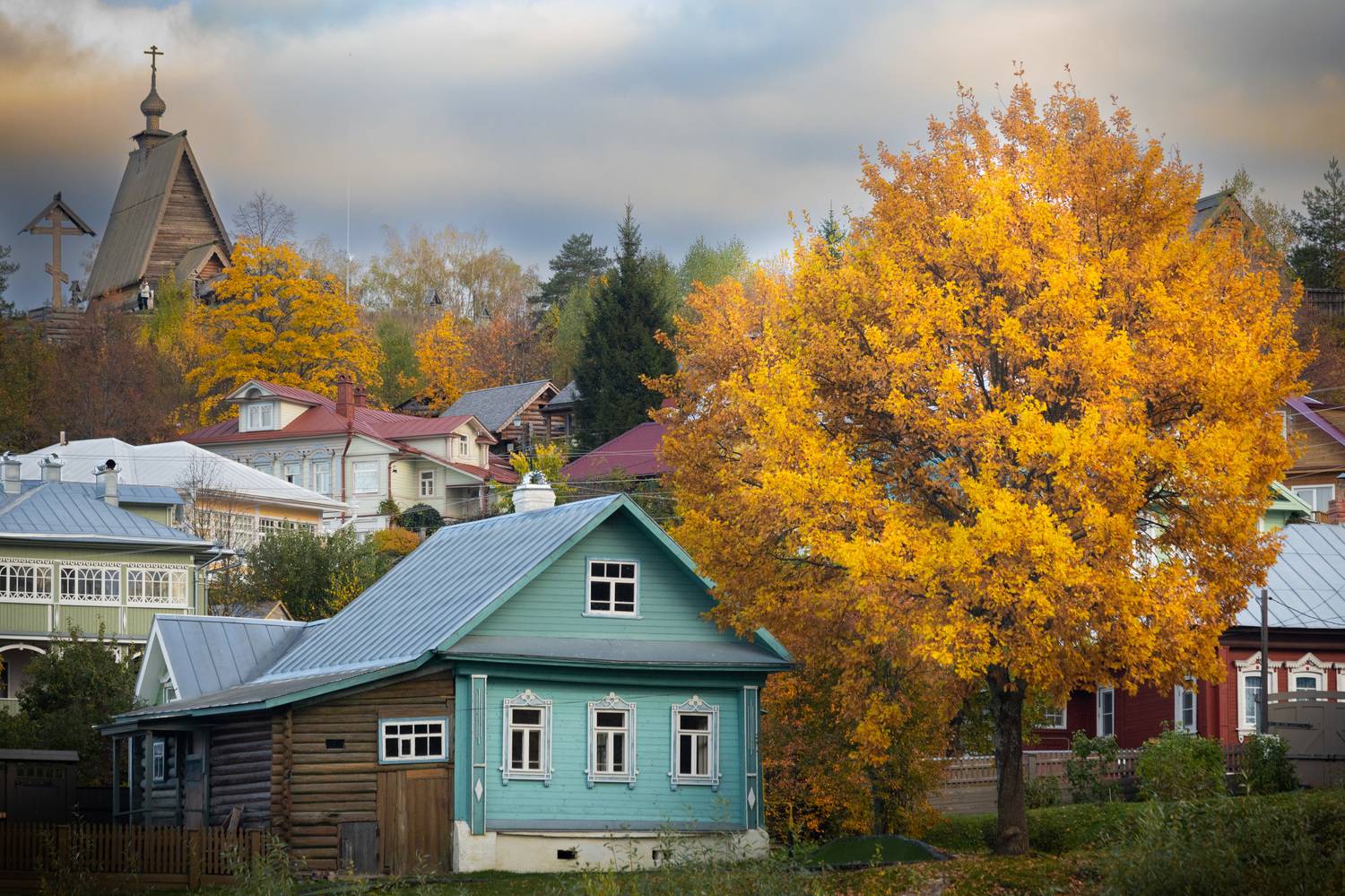 Из серии Плес. Автор: Юрий Руднев плес, осень, Юрий Руднев
