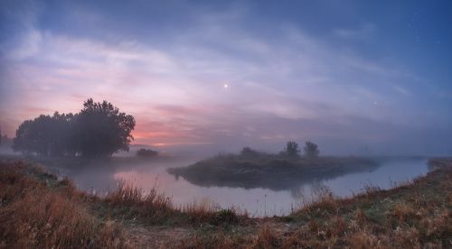 Панорамы туманного утра