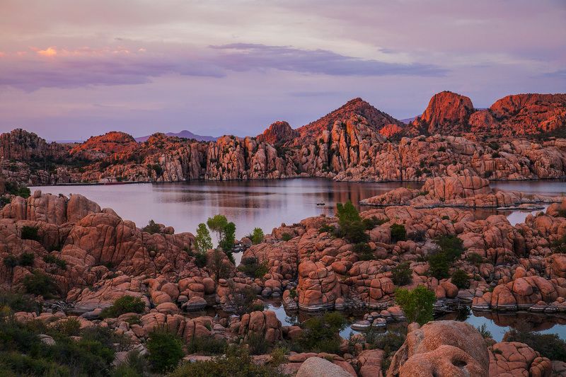 usa, arizona, lake, travel, roadtrip, landscape, sunset Watson Lakephoto preview