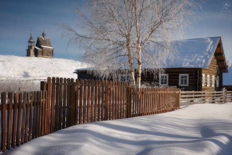 кенозерье, национальный парк, вершинино, зима, фототур в кенозерье, русь, деревни МОРОЗ И СОЛНЦЕ...photo preview