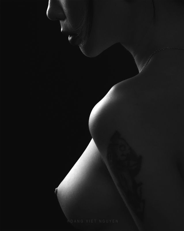 fine nude, nude, glamour, asian, vietnam, vietnamese, body, black and white, bw, bnw, monochrome, light, beauty, studio * * *photo preview