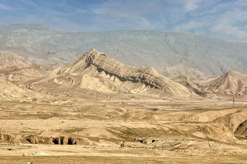 Красивый Таджикистан. Пейзажи Шахритуса, одного из самых жарких мест страны, летняя температура здесь превышает +50 градусов …photo preview