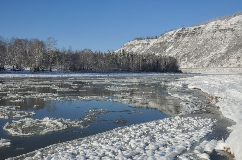 Ноябрьская оттепель на рекеphoto preview