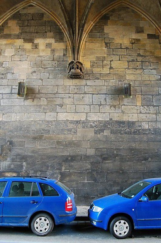 Прага, автомобили, город Пражский этюд...photo preview