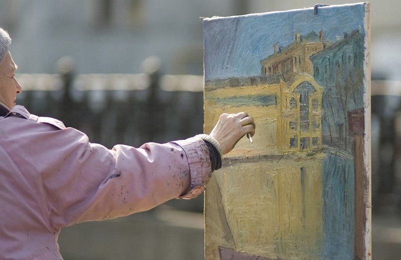 пленэр, живопись, художник, москва, чистые пруды Пленэр на Чистых прудахphoto preview