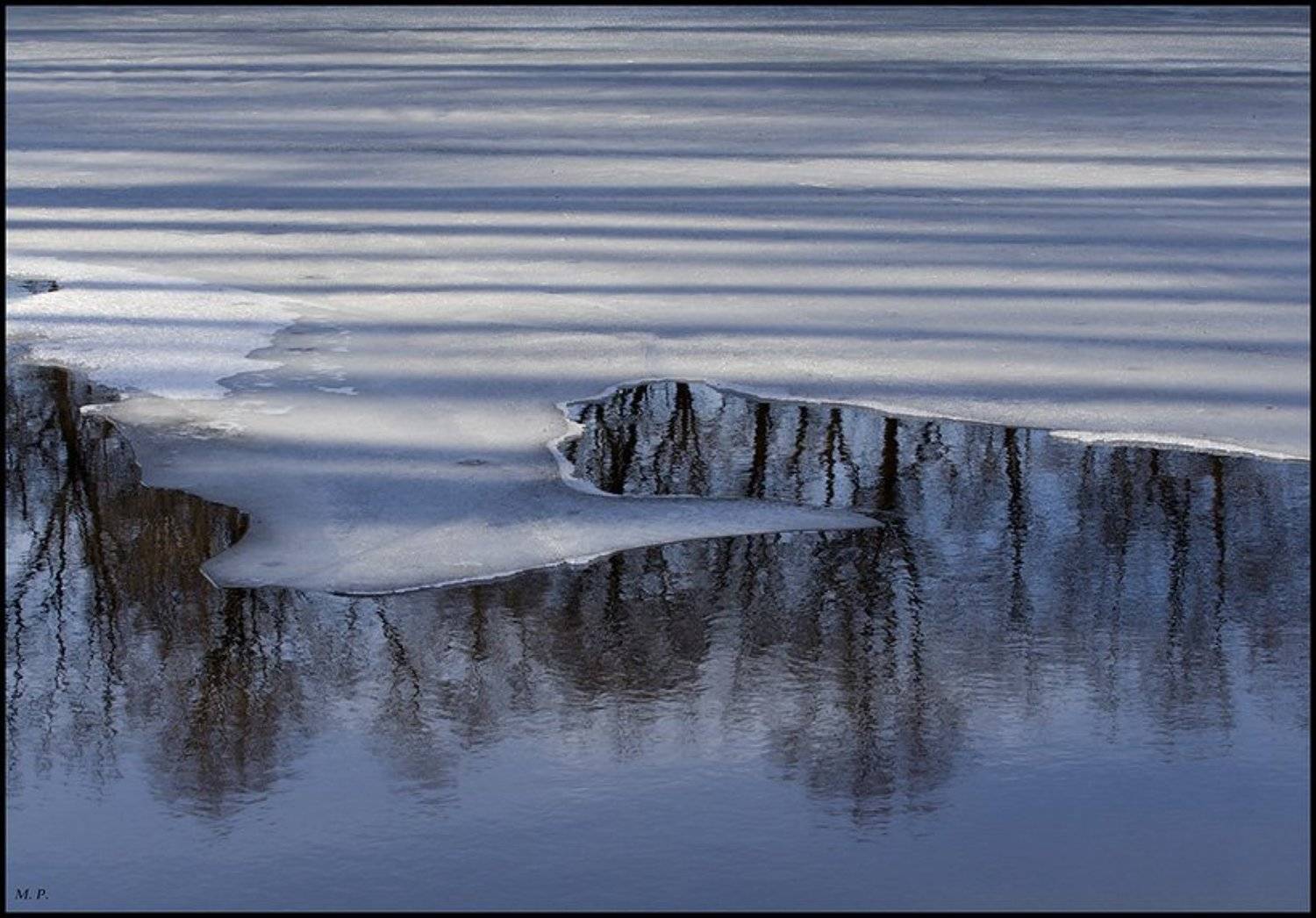 весна, лед, отражения, Петрова Мария