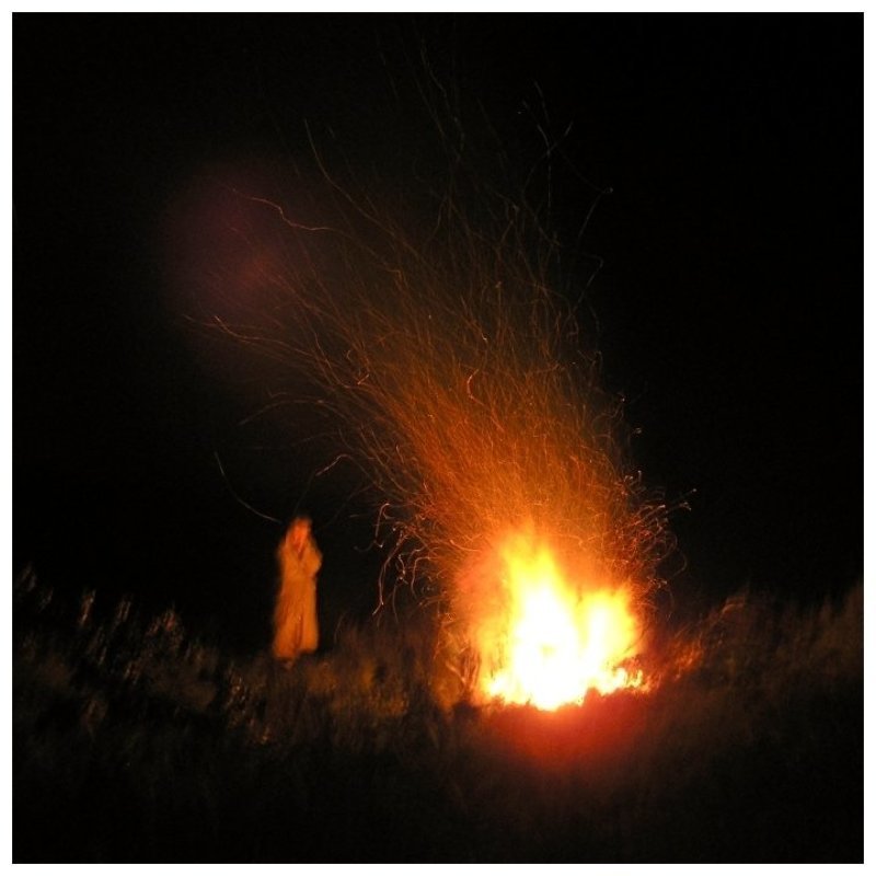 ночь, костёр, человек НОЧЬЮ Iphoto preview