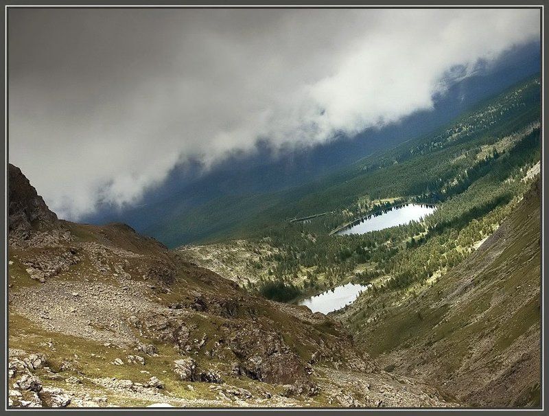 алтай , чемал, озера, горы Каракольские озераphoto preview