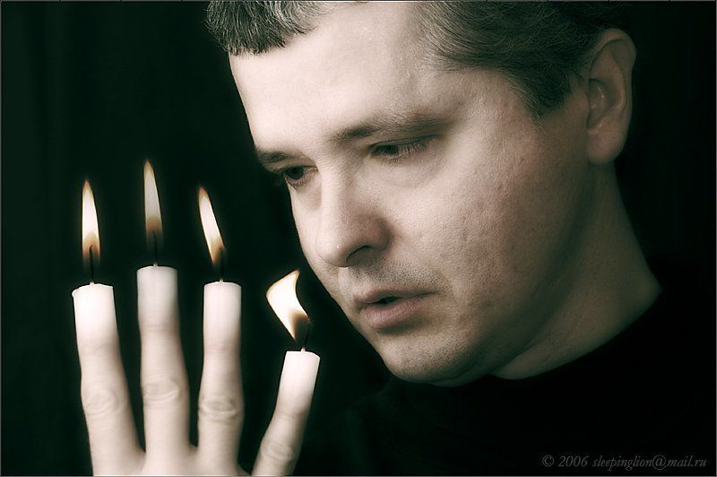 А горят ли концы ваших пальцев свечами?photo preview