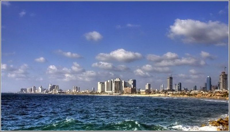 igalsc, tel-aviv, sunset, hdr Тель Авив на закатеphoto preview
