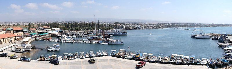 кипр пафос панорама набережная море корабли 1 мая Като Пафосphoto preview