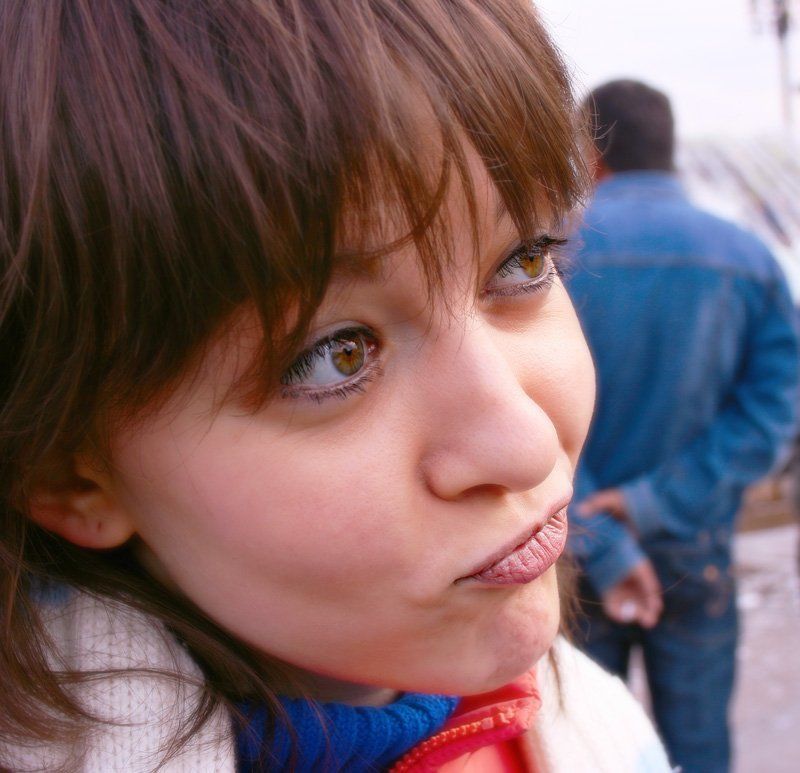 портрет,москва,прогулки Недовольная.photo preview