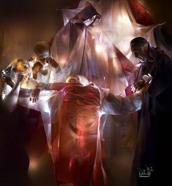 светографика, портрет, свет,  размышление, жанр, сюжет, HoryMa (ХориМа)