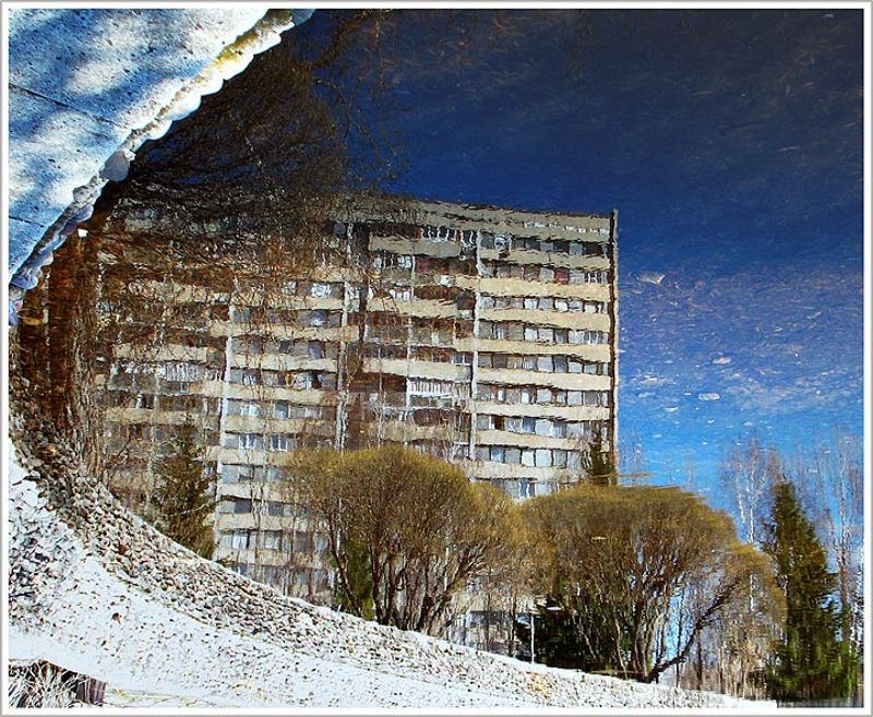 тольятти, город,  отражение, дом зарисовки в Тлтphoto preview