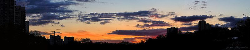 вечер,город,закат,тушино,панорама Вечерний город может спать спокойно....photo preview