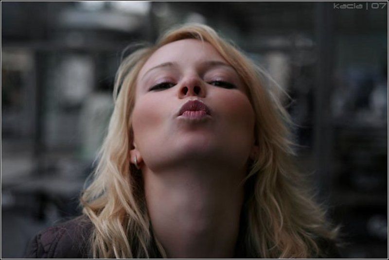 портрет, поцелуй, настя чмок!photo preview