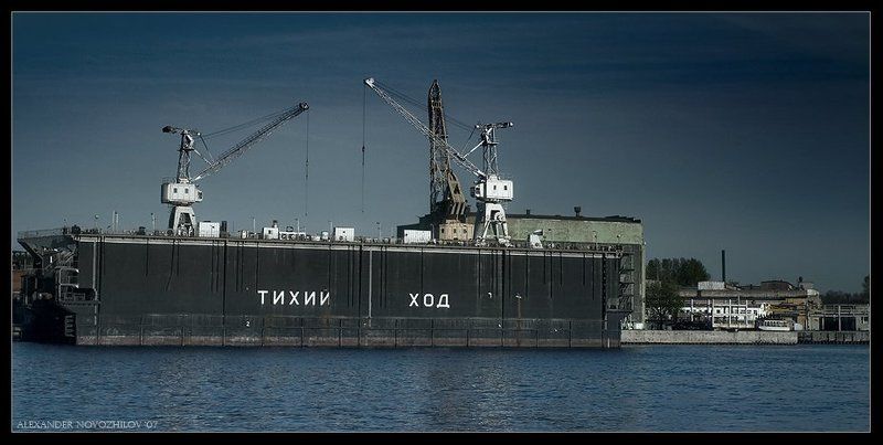 журавли, набережная, порт, пейзаж, город, небо, док, тихий, ход .тихий ходphoto preview