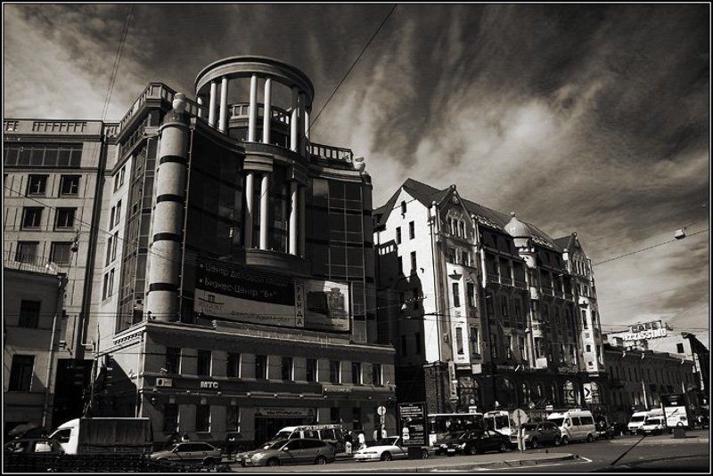 питер, петербург город, архитектура, дом, здание, небо, облако, вид, dyadyavasya Новая архитектура Петербургаphoto preview