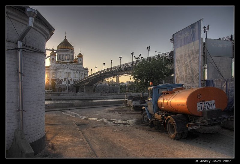 москва, вечер, машина, закат Будничная..photo preview