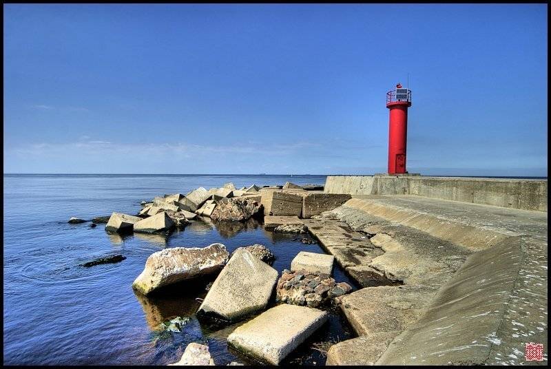 Полный штиль. Автор: Cairns рижский мол, Cairns