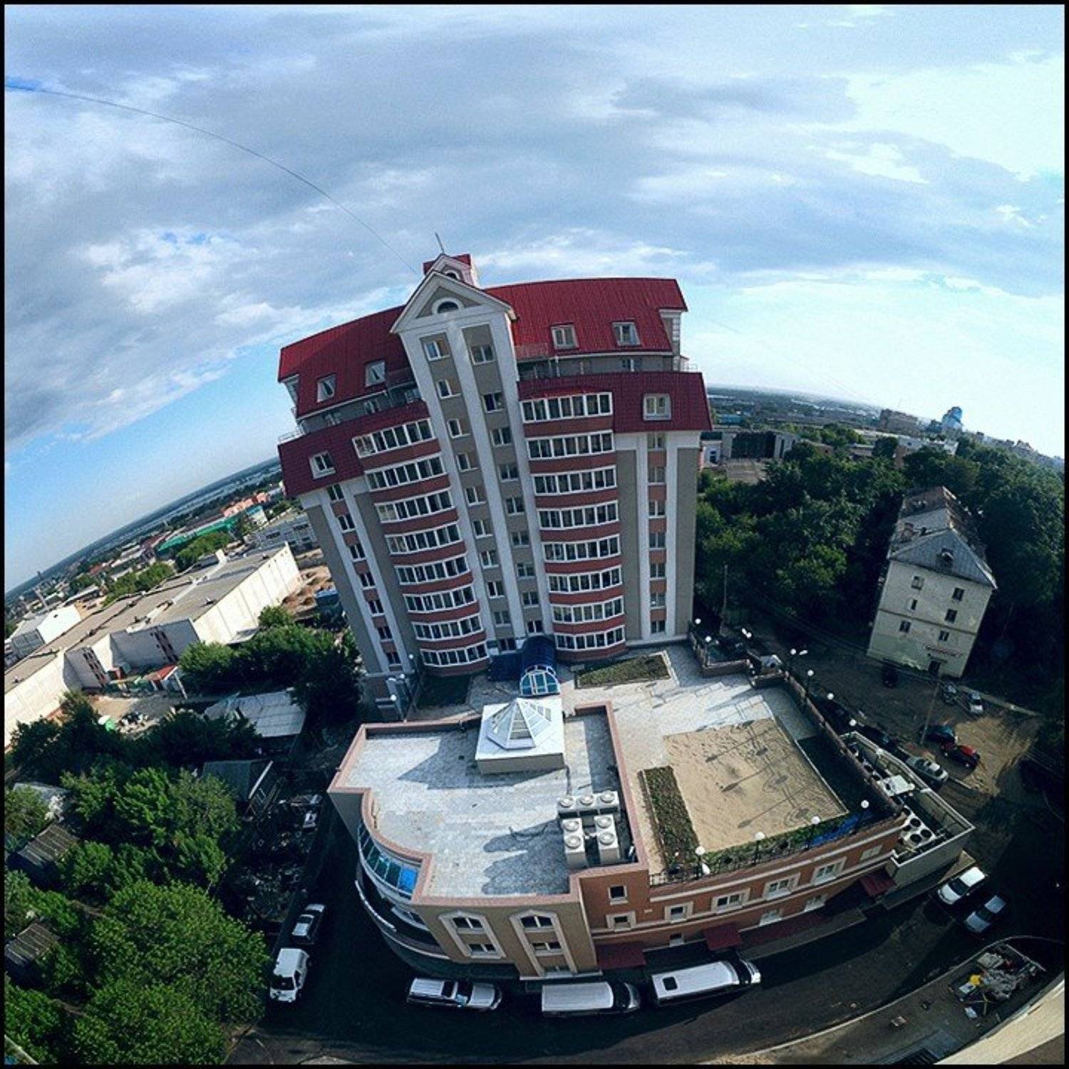 дом, машины, провода, tynez