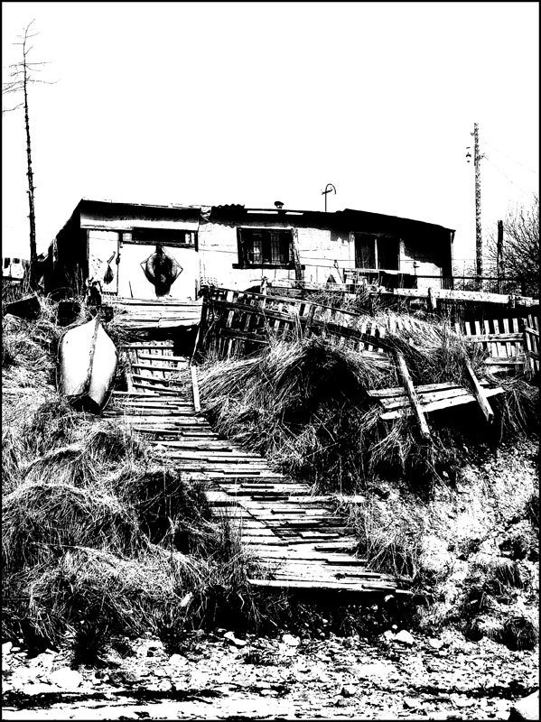 хижина, лодка, рыбак Хижина рыбакаphoto preview