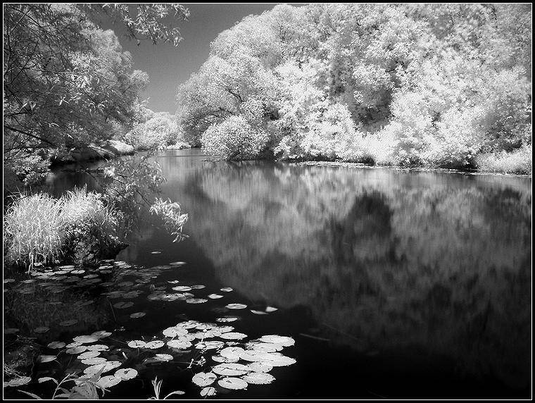 ик, инфракрасная, река, весна, Григорий Иващенко