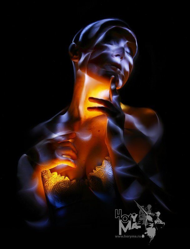 светографика, свет,  портрет Портрет светом (Светографика 2009)photo preview