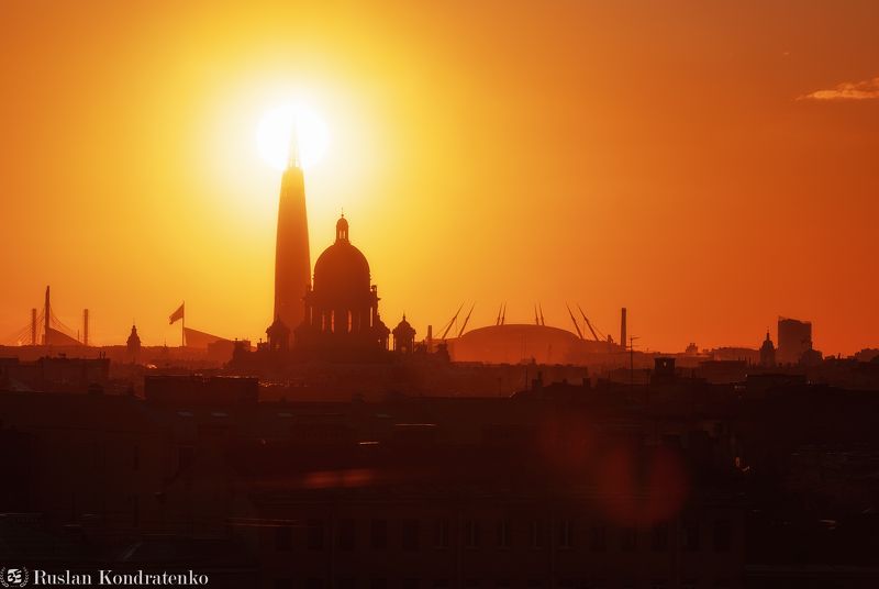 Закат над Санкт-Петербургомphoto preview