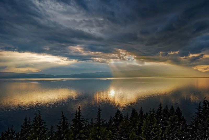 Sunset on Lake Ohrid, North Macedoniaphoto preview