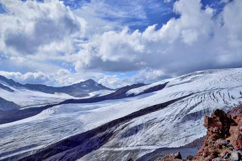 кабардино-балкария, эльбрус, ледник, горы, 3800photo preview