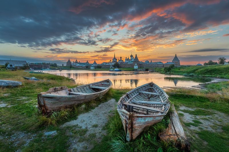 Яркое летнее утро на Соловецком острове.photo preview