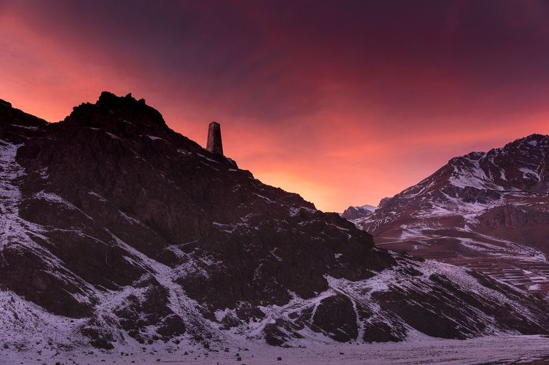 северная осетия, осетия, башни, горы, закат, куртатинское ущелье Закат в Куртатинском ущельеphoto preview