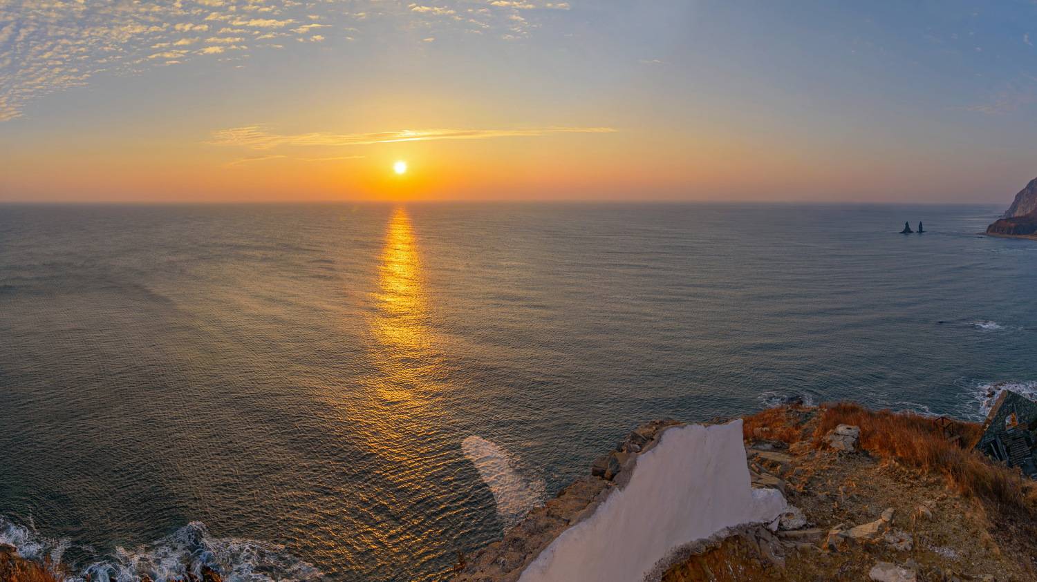 море, утро, осень, мыс бринера,  GeorgyPrimoretz