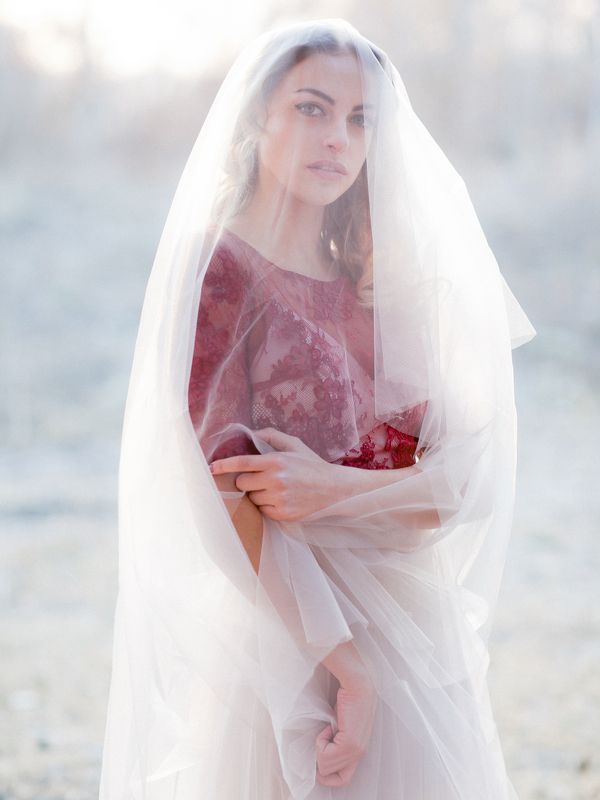 Bride wedding sunset portrait dress marsala Nastyaphoto preview