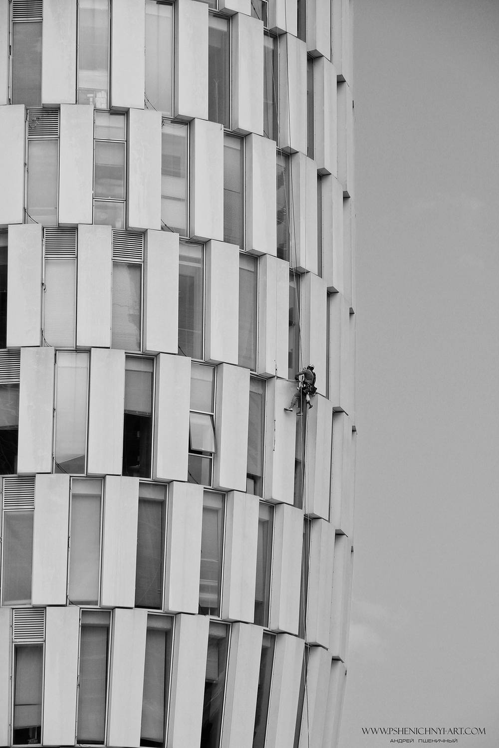 архитектура, минимализм, концепт, чёрно-белое, окна, геометрия, человек, Пшеничный Андрей