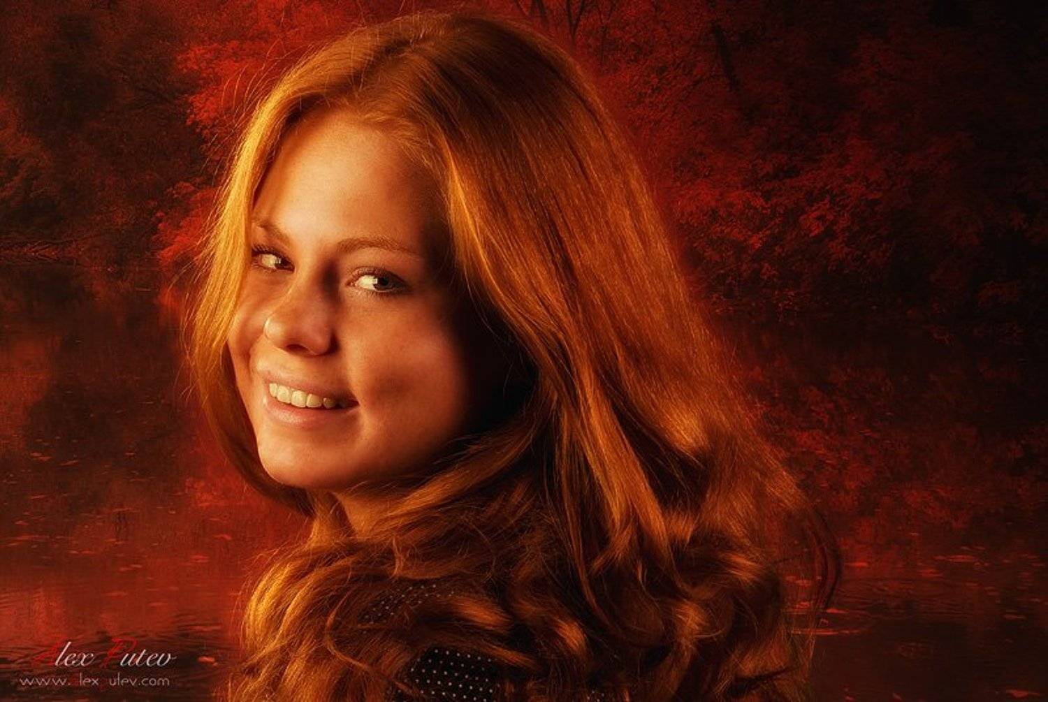 осень,девушка,рыжулька, Александр Путев