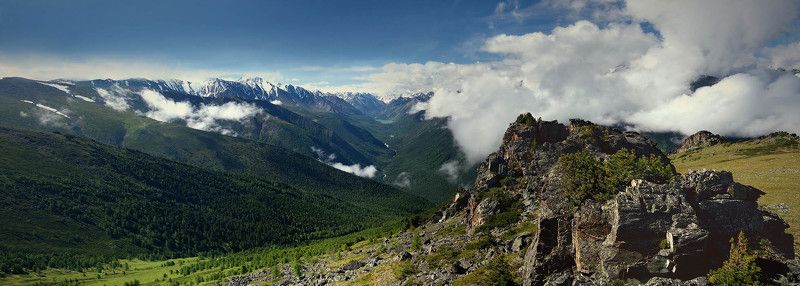 горы , реки ,озера Горный пейзажphoto preview