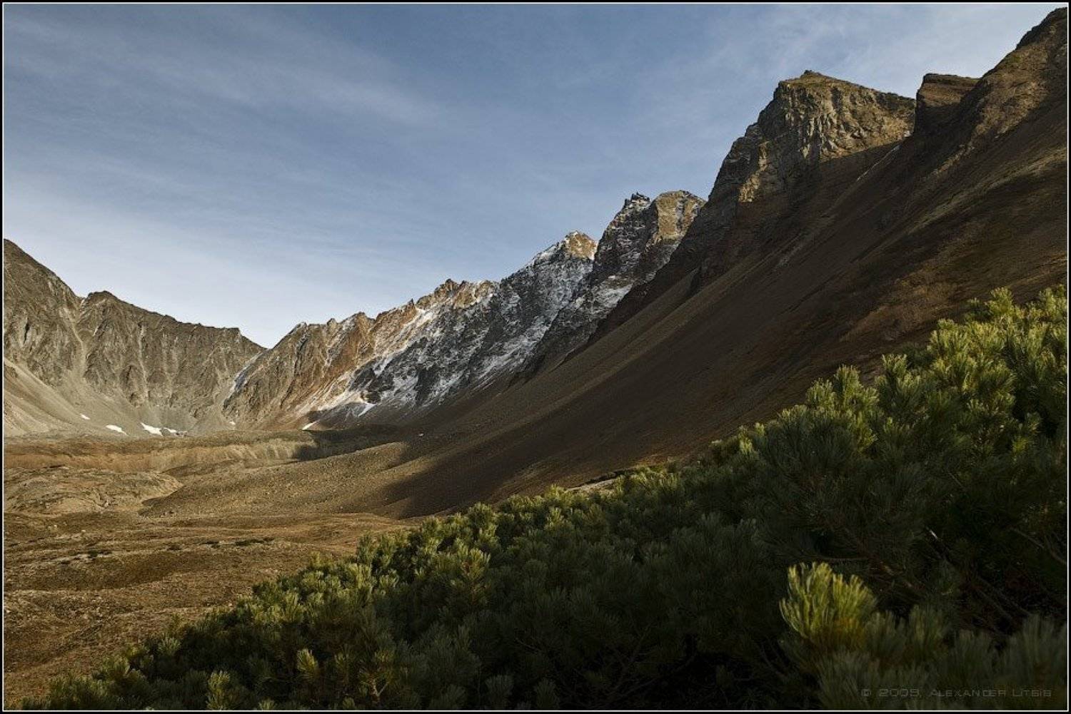 горы,скалы,стланник,кратер,цирк,вулкан,камчатка, Александр Лицис