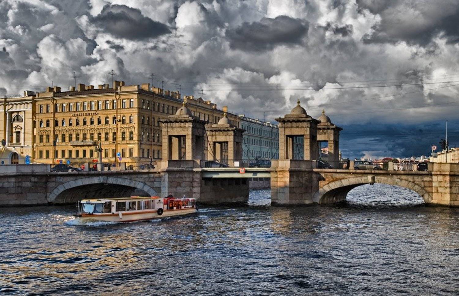 ***. Автор: Ольга Новикова питер,кораблик,мост, Ольга Новикова