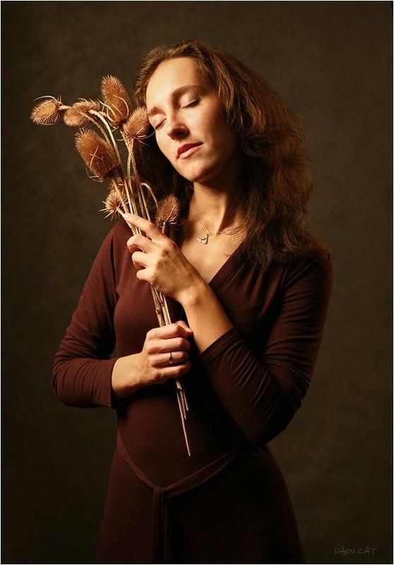 тревожные, сны, октября, девушка Тревожные сны октябряphoto preview