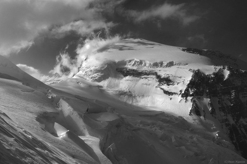 горы, памир, ледник, вершина, пик коммунизма, 7495, облака, туризм, альпинизм ПУТЬ К КОММУНИЗМУphoto preview