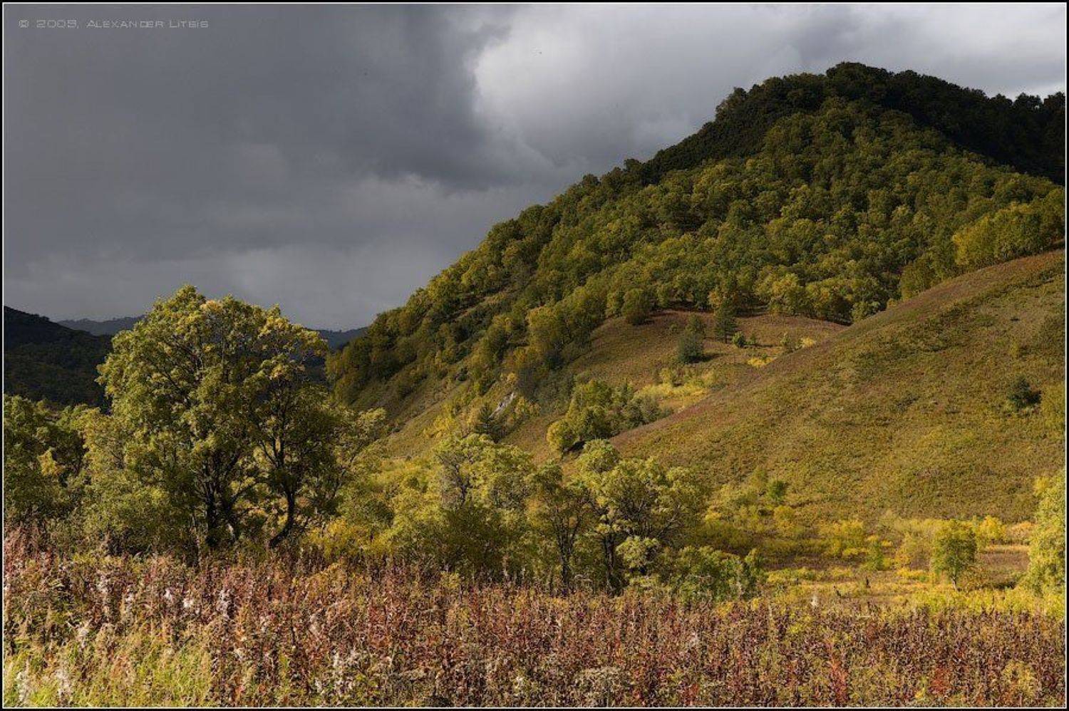 Осенняя. Автор: Александр Лицис осень,горы,тучи,камчатка, Александр Лицис