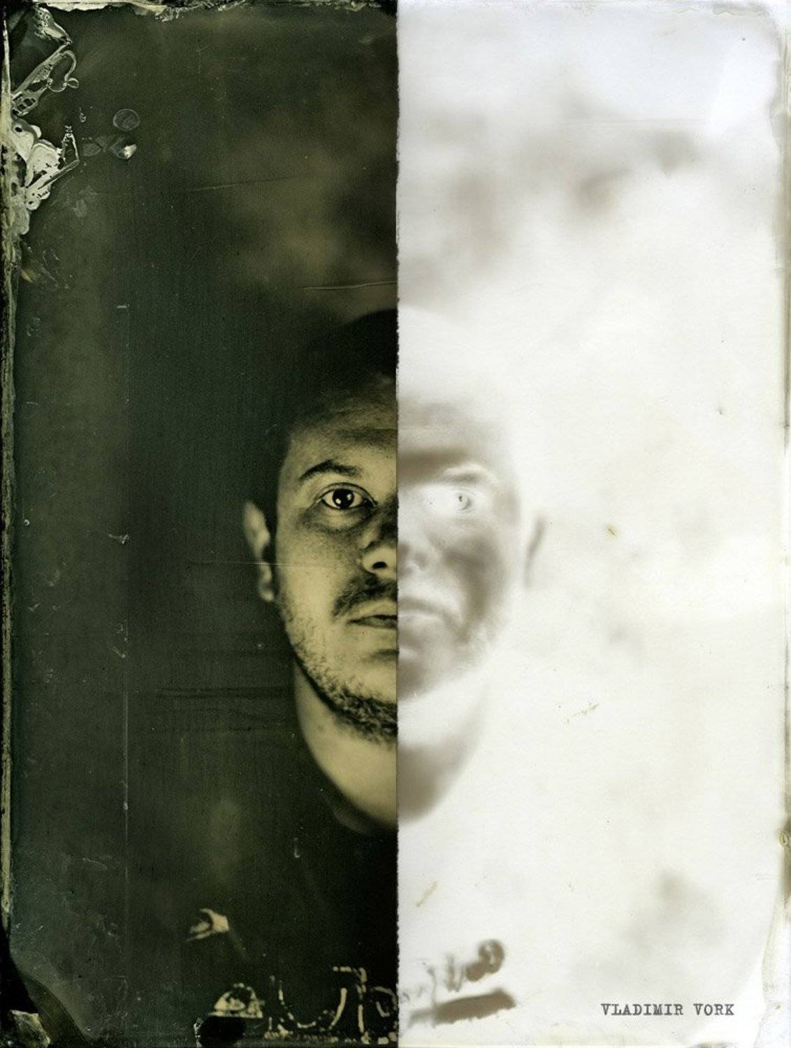 мокрый коллодий, амбротип, портрет, позитив\негатив, Vladimir Vork