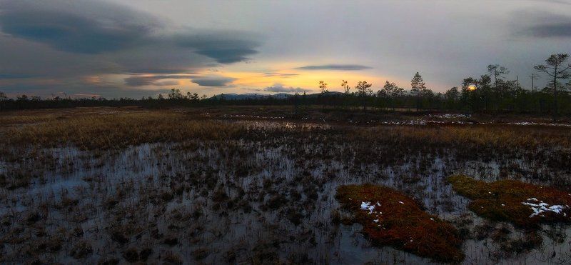 северный урал, гора ялпингнёр, лентикулярные облака Ялпингнёр. Лентикуляция небесphoto preview